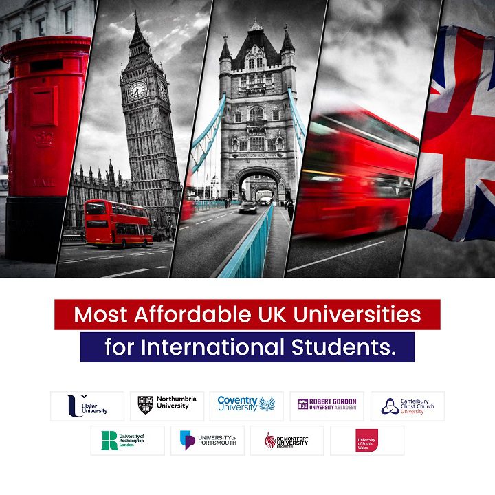 Most Affordable UK Universities for International Students