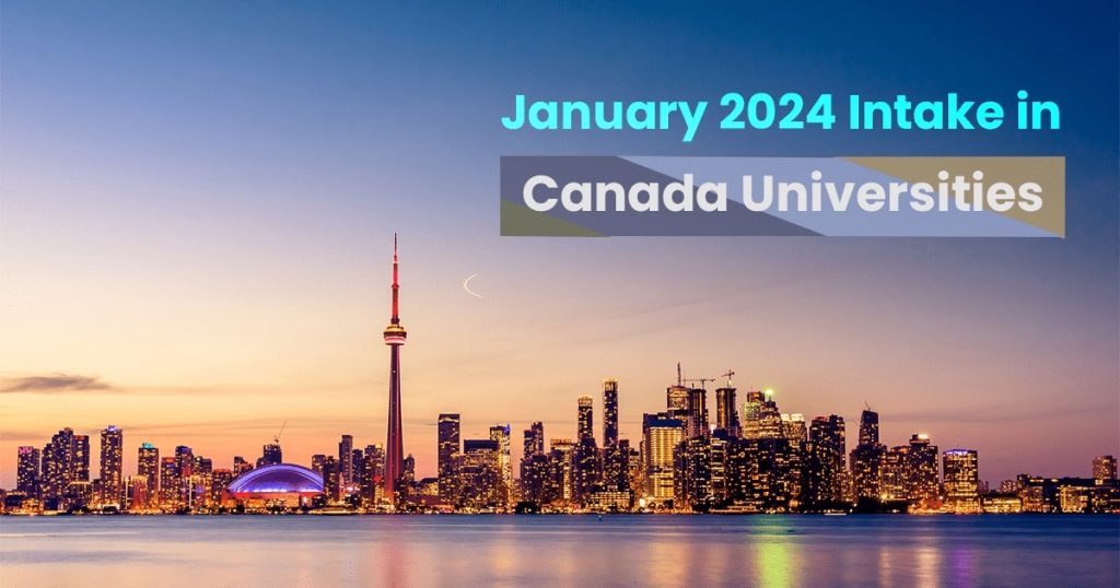 January 2024 Intake in Canada Universities