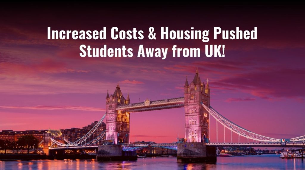 Increased Costs and Housing Pushed Students Away from UK!